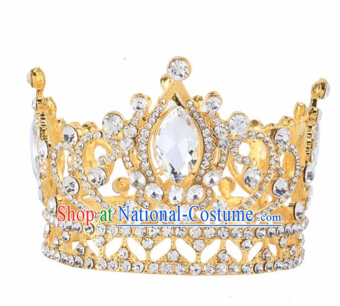 Top Grade Hair Jewelry Accessories Royal Crown Headwear Headdress for Women