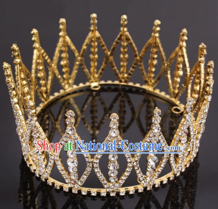 Top Grade Hair Jewelry Accessories Royal Crown Headwear Headdress for Women