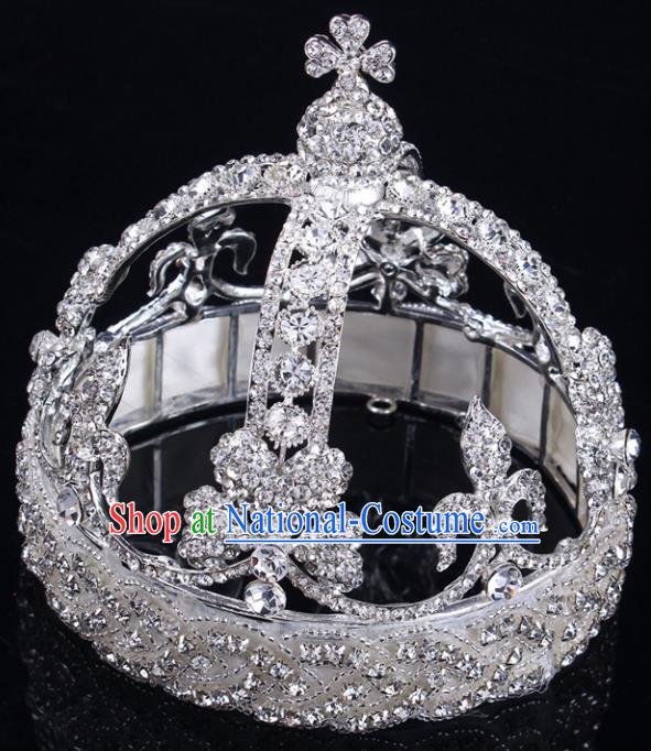 Top Grade Hair Jewelry Accessories Royal Crown Headwear Headdress for Women