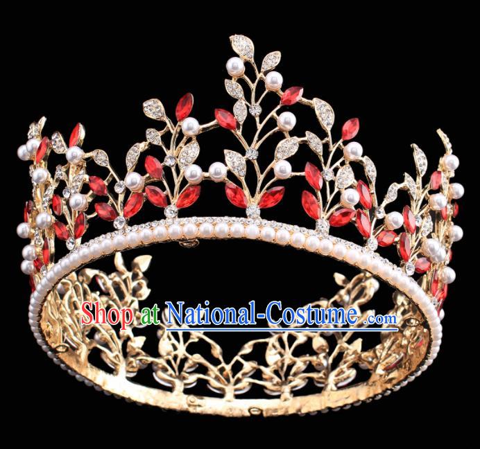 Top Grade Hair Jewelry Accessories Royal Crown Headwear Headdress for Women