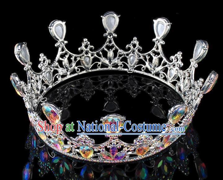 Top Grade Hair Jewelry Accessories Royal Crown Headwear Headdress for Women