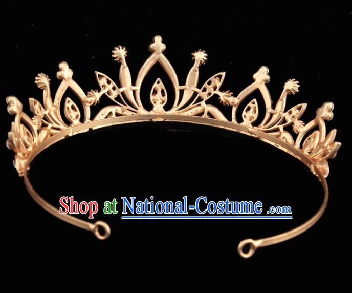 Top Grade Hair Jewelry Accessories Royal Crown Headwear Headdress for Women