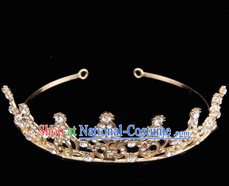 Top Grade Hair Jewelry Accessories Royal Crown Headwear Headdress for Women