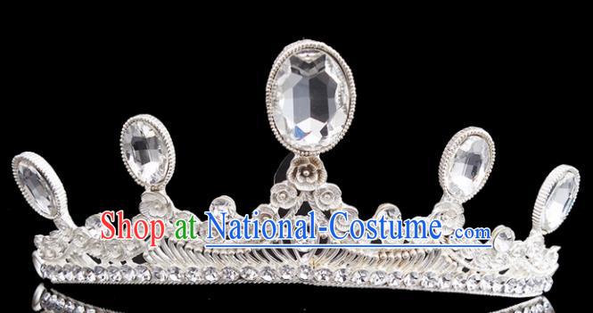 Top Grade Bride Wedding Hair Jewelry Accessories Baroque Crystal Royal Crown for Women