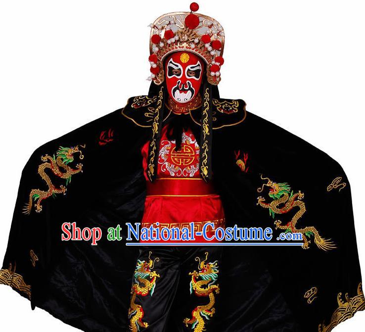 Traditional China Beijing Opera Costume Ancient Chinese Sichuan Opera Changing Faces Clothing and Hat