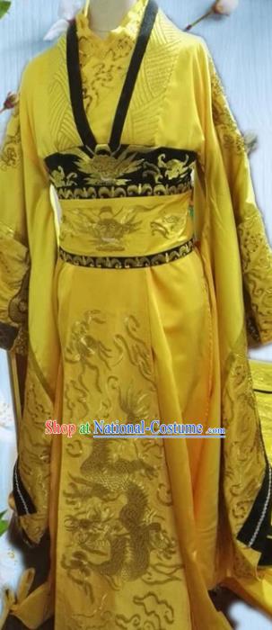 Chinese Tang Dynasty Queen Wu Zetian Embroidered Costumes Ancient Palace Hanfu Dress for Women