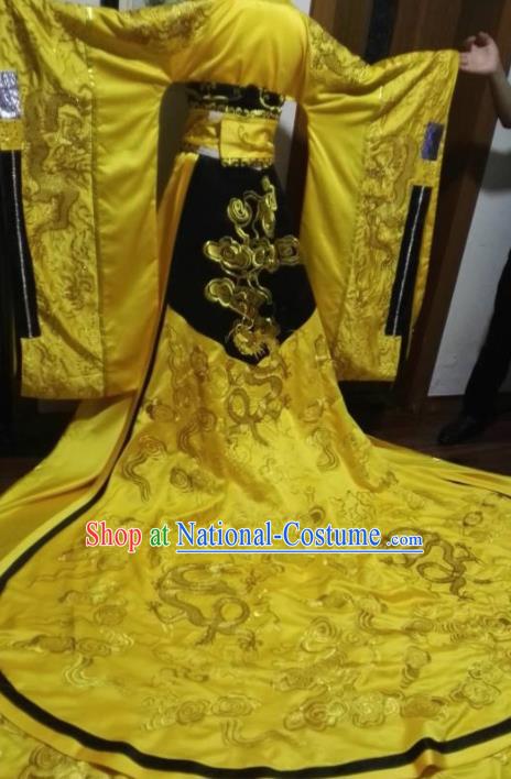 Chinese Ancient Palace Lady Hanfu Han Dynasty Imperial Concubine Queen Embroidered Historical Costumes