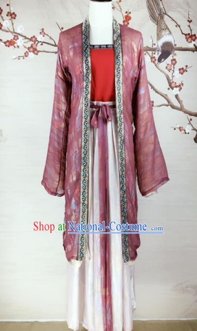 Chinese Song Dynasty Costumes Ancient Nobility Lady Hanfu Dress for Women