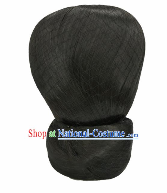 Chinese Ancient Hair Accessories Han Dynasty Imperial Consort Chignon Wigs for Women