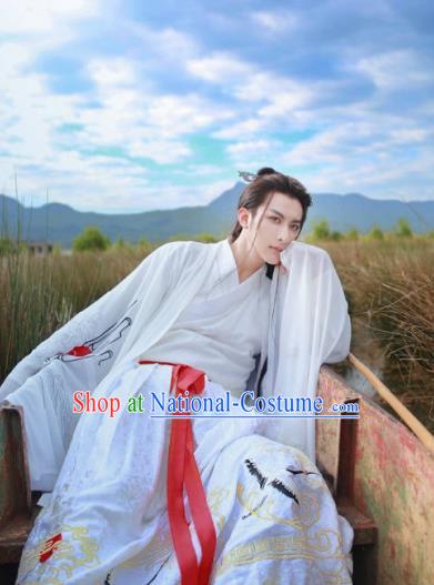 Chinese Ancient Palace Lady Hanfu Han Dynasty Imperial Concubine Queen Embroidered Historical Costumes