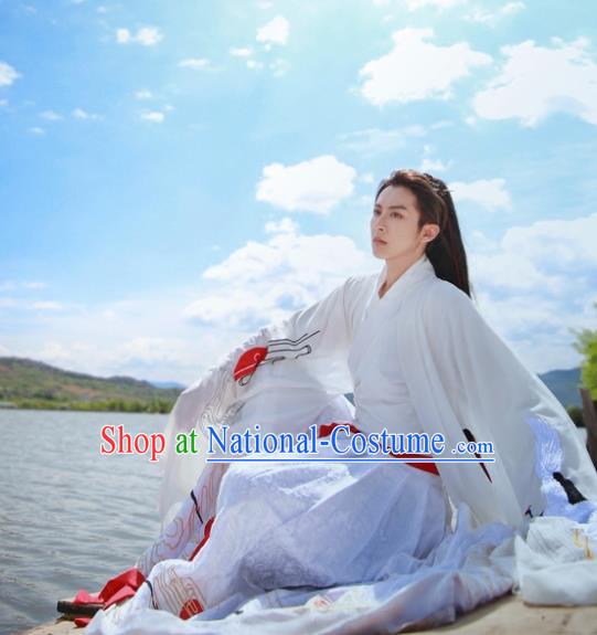 Chinese Ancient Palace Lady Hanfu Han Dynasty Imperial Concubine Queen Embroidered Historical Costumes