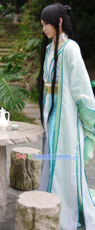 Traditional Chinese Cosplay Costumes Ancient Prince Embroidered Hanfu Clothing for Men