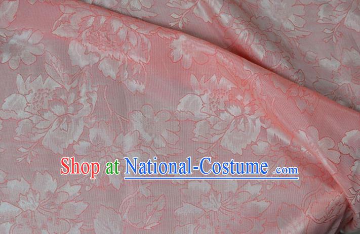 Chinese Traditional Flower Silk Fabric Brocade Embroidered Fabric Dress Material