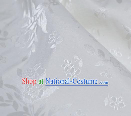 Chinese Traditional Flower Silk Fabric Brocade Embroidered Fabric Dress Material