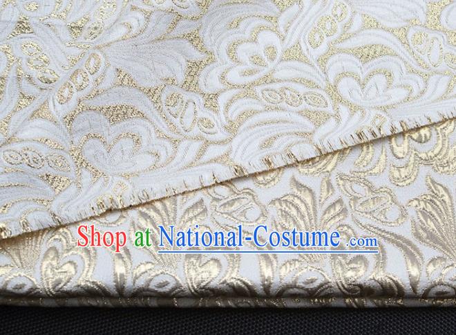 Asian Chinese Fabric Traditional Pattern Design Linen Brocade Fabric Chinese Costume Silk Fabric Material