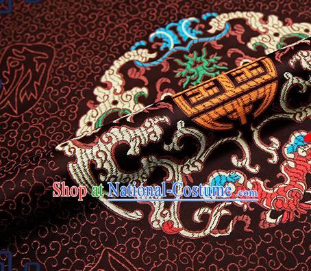 Chinese Traditional Flower Silk Fabric Brocade Embroidered Fabric Dress Material