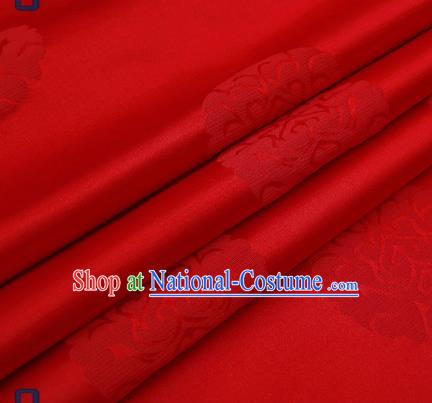 Chinese Traditional Flower Silk Fabric Brocade Embroidered Fabric Dress Material