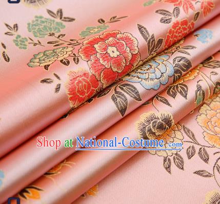 Chinese Traditional Flower Silk Fabric Brocade Embroidered Fabric Dress Material