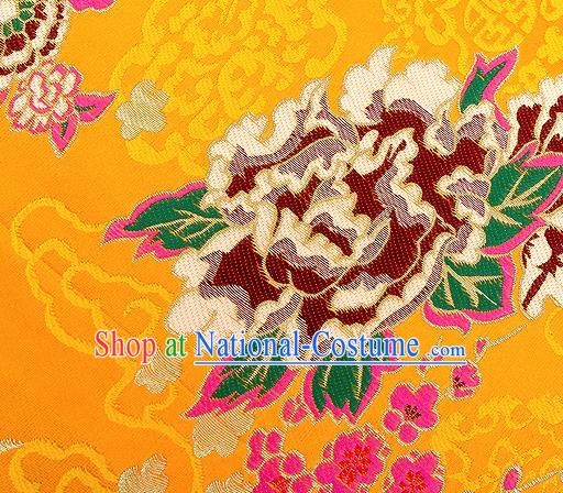 Chinese Traditional Flower Silk Fabric Brocade Embroidered Fabric Dress Material