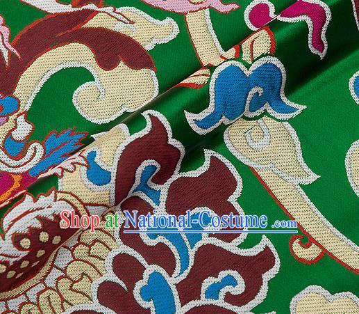 Chinese Traditional Flower Silk Fabric Brocade Embroidered Fabric Dress Material