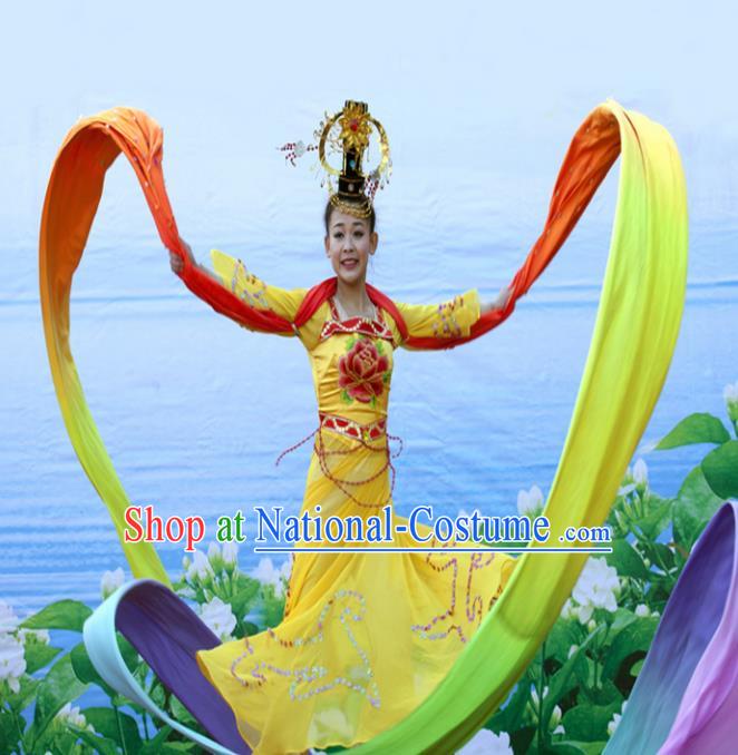 Chinese Traditional Classical Dance Costumes Ancient Peri Dance Clothing for Women