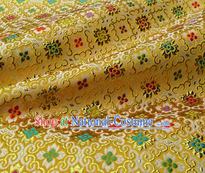 Asian Chinese Traditional Fabric Brocade Silk Material Classical Pattern Design Satin Drapery