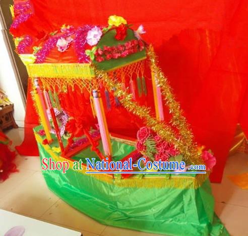 Chinese Traditional Folk Dance Yanko Dance Props Land Boat