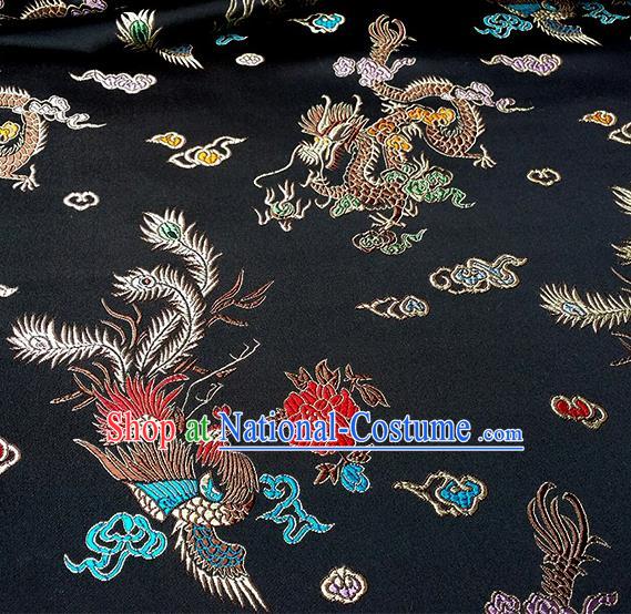 Chinese Traditional Flower Silk Fabric Brocade Embroidered Fabric Dress Material