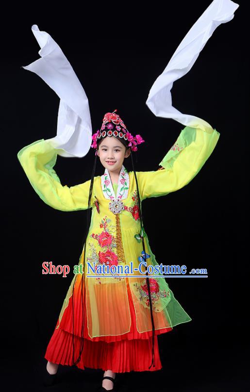 Traditional Chinese Fan Dance Folk Dance Costume Classical Yangko Dance Classical Dance Dress