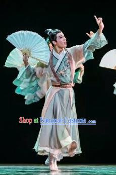 Chinese Traditional Classical Dance Costumes Ancient Dance Clothing for Men