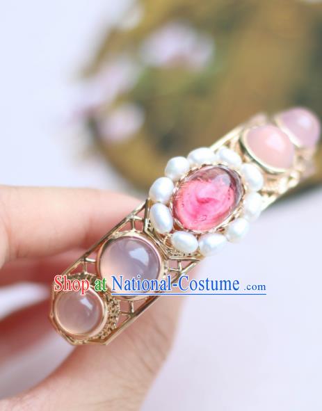 Chinese Traditional Handmade Hair Accessories Ancient Crystal Hairpins Headwear for Women