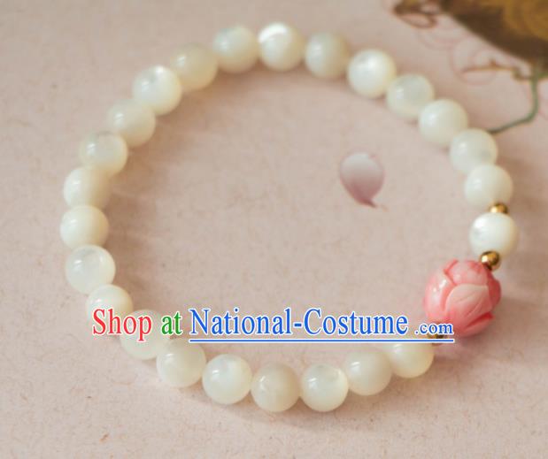 Traditional Chinese Handmade Bangle Ancient Agate Bracelet Accessories for Women