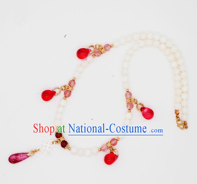 Traditional Chinese Handmade Necklace Ancient Shell Necklet Accessories for Women