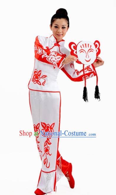 Chinese Traditional Folk Dance Costumes Yangko Dance Clothing for Women