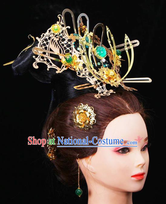 Chinese Ancient Style Hair Jewelry Accessories Hairpins Wigs Headdress for Women