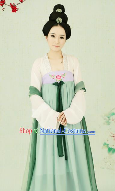 Chinese Traditional Tang Dynasty Palace Lady Costumes Ancient Princess Clothing for Women