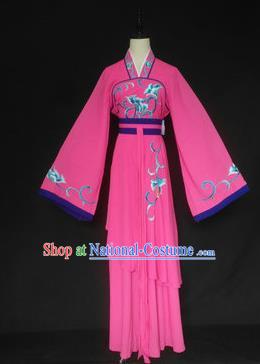 Chinese Traditional Peking Opera Las Meninas Rosy Costumes Ancient Beijing Opera Diva Clothing for Adults