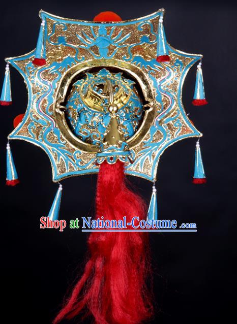 Traditional China Beijing Opera Costume Gifted Scholar Embroidered Robe and Hat Ancient Chinese Peking Opera Embroidery Clothing