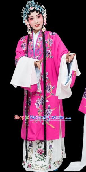 Chinese Traditional Beijing Opera Actress Costumes Ancient Nobility Lady Embroidered Dress for Adults