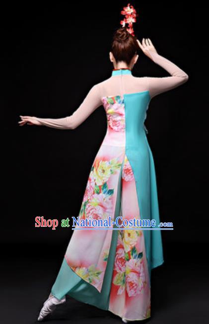 Traditional Chinese Fan Dance Folk Dance Costume Classical Yangko Dance Classical Dance Dress