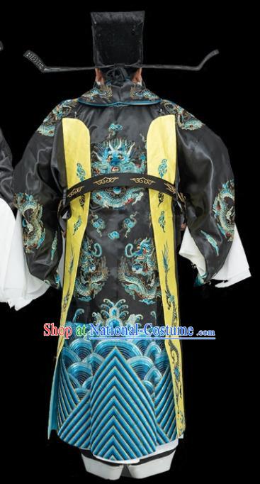 Traditional China Beijing Opera Costume Gifted Scholar Embroidered Robe and Hat Ancient Chinese Peking Opera Embroidery Clothing