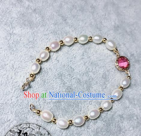 Top Grade Chinese Handmade Jewelry Accessories Pearls Bracelet Traditional Bangle for Women