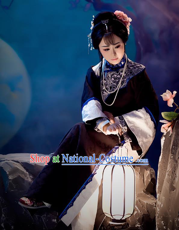 Chinese Ancient Palace Lady Hanfu Han Dynasty Imperial Concubine Queen Embroidered Historical Costumes