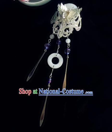 Chinese Handmade Ancient Tassel Hair Claw Hair Accessories Hanfu Hairpins for Women