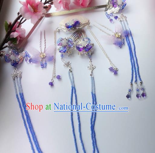 Chinese Ancient Style Hair Jewelry Accessories Cosplay Hairpins Headwear Headdress for Women