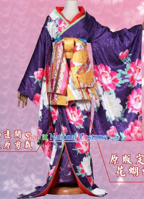 Top Grade Asian Cosplay Costumes Cartoon Characters Clothing Kimono Chinese Swordsman Hanfu Dress