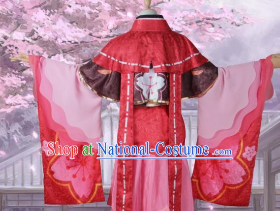 Top Grade Asian Cosplay Costumes Cartoon Characters Clothing Kimono Chinese Swordsman Hanfu Dress