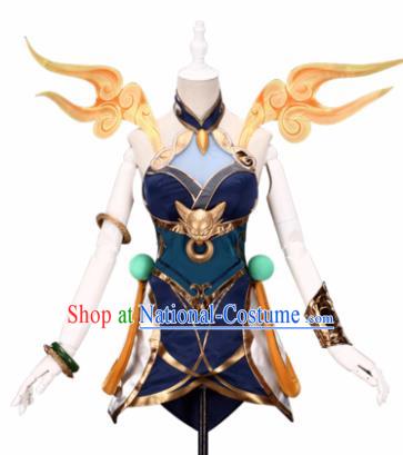 Top Grade Cosplay Swordswoman Costumes Halloween Cartoon Characters Clothing for Women