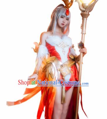 Top Grade Chinese Cosplay Princess Costumes Halloween Cartoon Characters Dress for Women