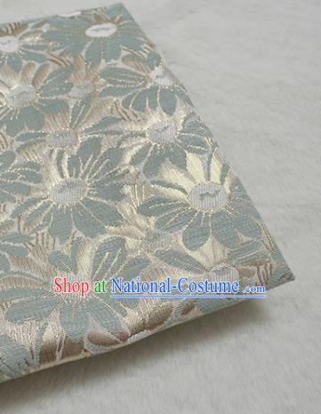 Chinese Royal Green Brocade Palace Traditional Silk Fabric Chinese Fabric Asian Material